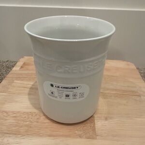 Le Creuset Cream Stoneware Utensil Crock